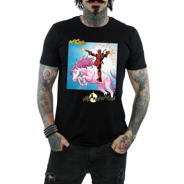 Marvel Herr Deadpool Hey You T-Shirt L Svart Black L
