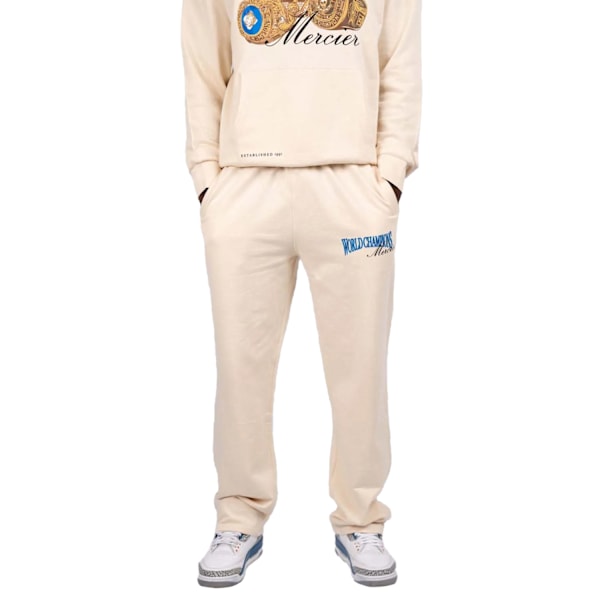Mercier Champions Joggingbyxor för män XL Ecru Ecru XL