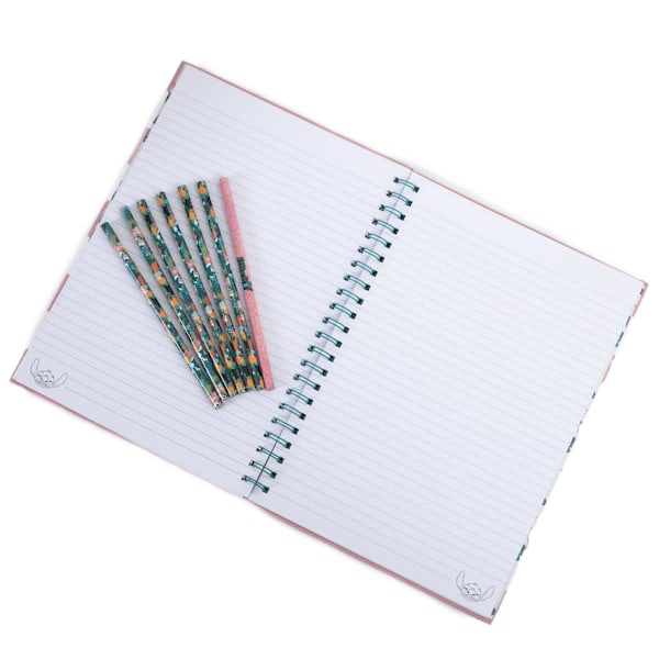 Lilo & Stitch Aloha Hawaii A4 Stort Skrivset (Förpackning o Multicoloured One Size