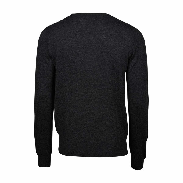 Tee Jays Mens Stickad Crew Neck Sweater 2XL Svart Black 2XL