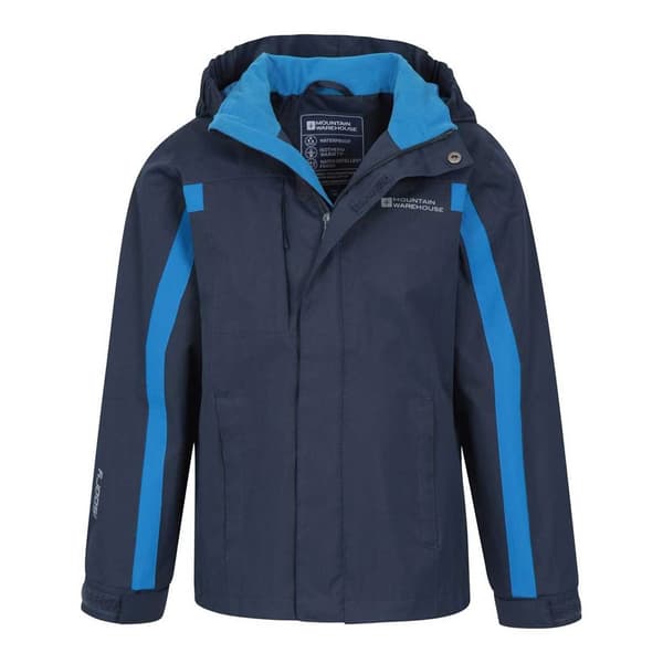 Mountain Warehouse Barn/Barn Samson II Vattentät Jacka 9 Navy 9-10 Years