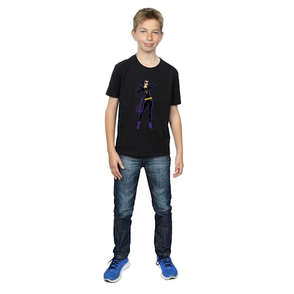 DC Comics Boys Catwoman Happy Pose T-Shirt 12-13 år Svart Black 12-13 Years