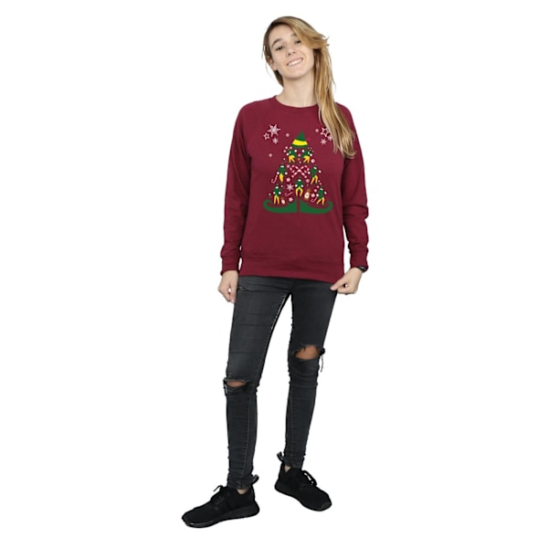 Elf Dam/Damjul Julgran Sweatshirt XXL Bourgogne Burgundy XXL