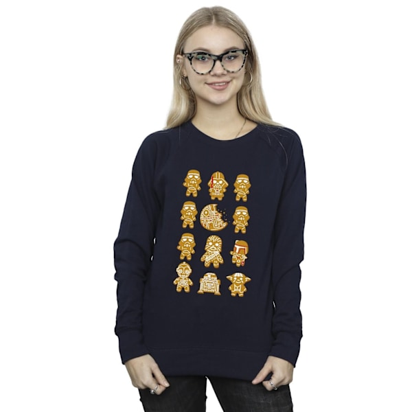 Star Wars Dam/Kvinnor Avsnitt IV: Ett Nytt Hopp 12 Pepparkaka Sweatshirt XXL Marinblå Navy Blue XXL