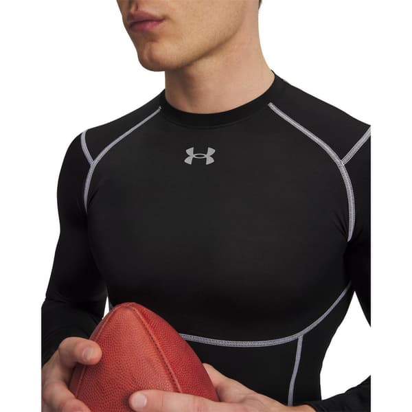 Under Armour Herr Elite Kompression Långärmad Baslager Topp Black XL