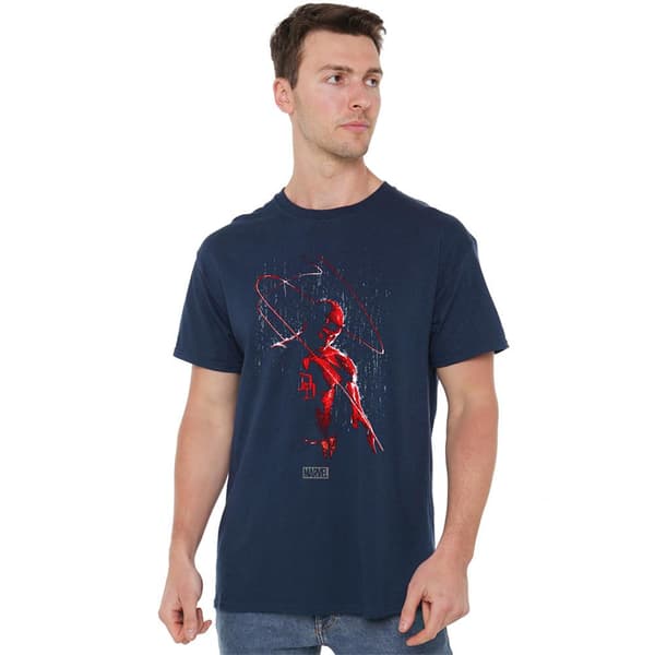Daredevil Unisex Vuxen Regn T-shirt S Marinblå Navy S