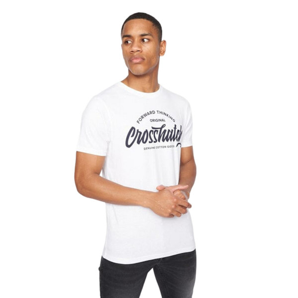 Crosshatch Weymouth T-shirt för män (5-pack) M Flerfärgad Multicoloured M