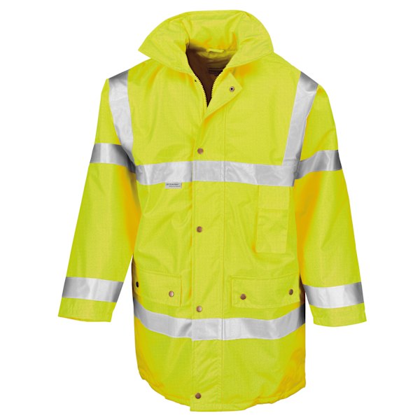 Result Safeguard reflexjacka för män med hög synlighet (EN471 klass 3) L fluorescerande gul Fluorescent Yellow L
