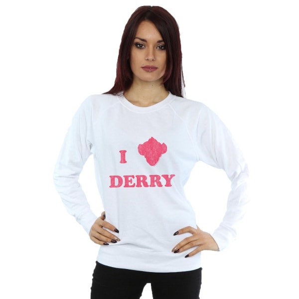 It Kapitel 2 Dam/Dam Derry Clown Sweatshirt L Vit White L