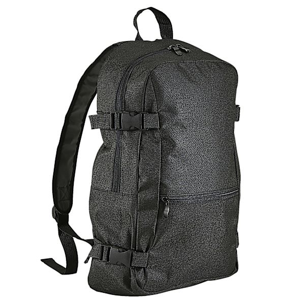 SOLS Unisex Wall Street Vadderad Ryggsäck One Size Svart Black One Size