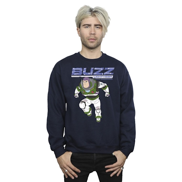 Disney Mens Lightyear Buzz Jump To Action Sweatshirt M Navy Blu Navy Blue M