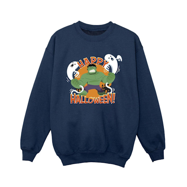 Marvel Boys Hulk Happy Halloween Sweatshirt 12-13 år Marinblå Navy Blue 12-13 Years