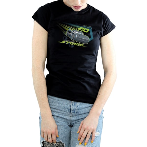 Disney Dam/Kvinnor Bilar Jackson Storm Bomull T-shirt XL Svart Black XL