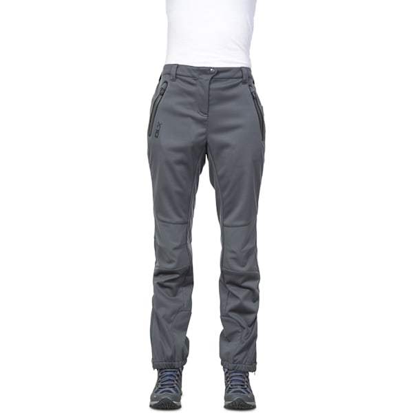Trespass Dam/Damer Sola Softshell Friluftsbyxor XL Carbo Carbon XL