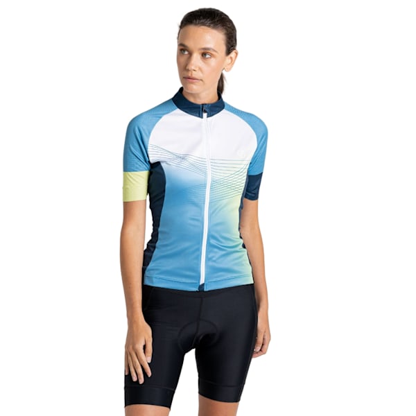 Regatta Womens/Ladies Stimulus AEP Full Zip Cycling Jersey 14 U Niagara Blue 14 UK