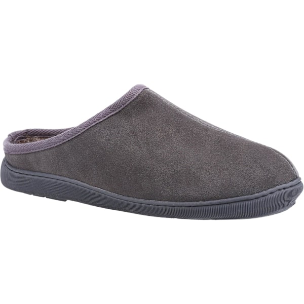 Hush Puppies herr Ashton mockasiner i mocka 9 UK grå Grey 9 UK