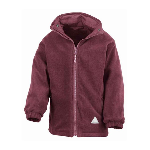 Result Barn/Barn StormDri 4000 Vändbar Jacka 7-8 År Burgundy/Burgundy 7-8 Years