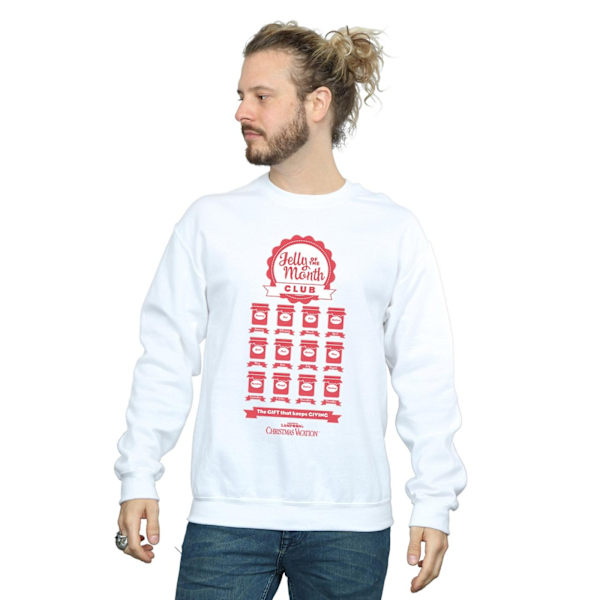 National Lampoon's Christmas Vacation Herr Jelly Club Sweatshirt White S