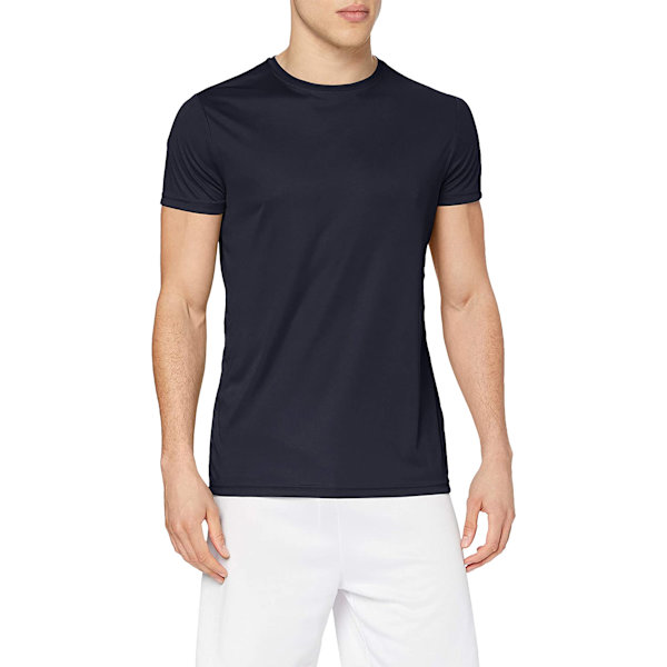 Stedman Herr Active Sport T-shirt L Blå Midnatt Blue Midnight L