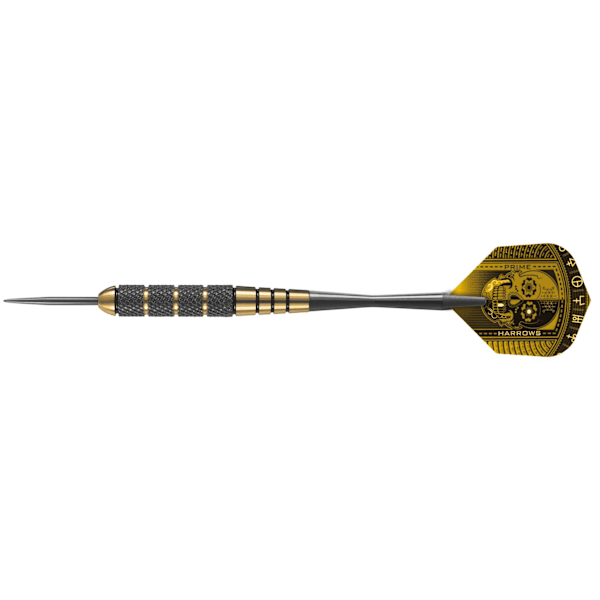 Harrows Vodoo Brass Darts 21g Svart/Guld Black/Gold 21g