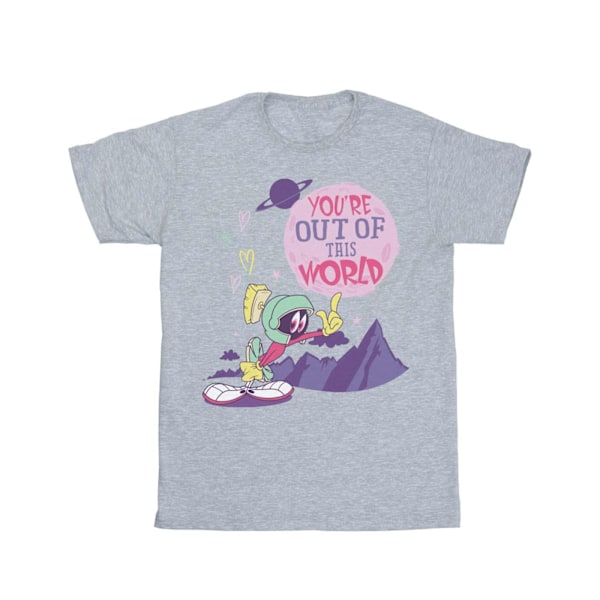 Looney Tunes Girls You´re Out Of This World Bomull T-shirt 7-8 Sports Grey 7-8 Years