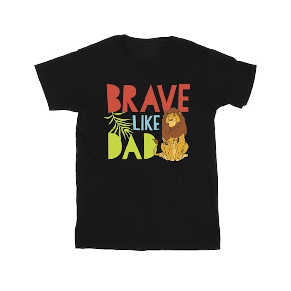 Disney Boys The Lion King Brave Like Dad T-Shirt 12-13 år Bl Black 12-13 Years