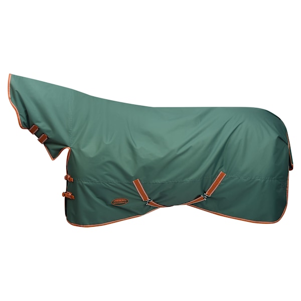 Weatherbeeta Comfitec Tyro Plus Combo Neck Lättvikts Hästtäcke Green/Burnt Orange/White 5´ 3