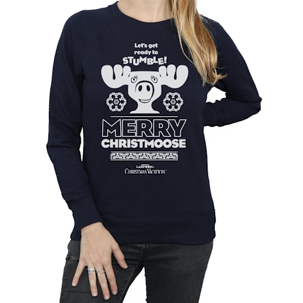 National Lampoon's Christmas Vacation Dam/Damer Merry Chris Navy Blue XXL