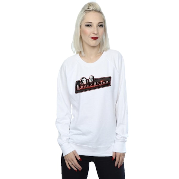 Marvel Womens/Ladies WandaVision Smiles Sweatshirt M Vit White M