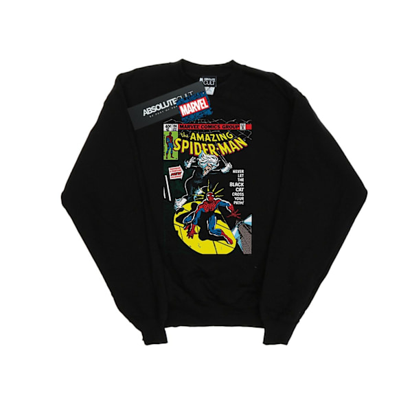 Marvel Herr Spider-Man Black Cat Cover Sweatshirt 4XL Svart Black 4XL