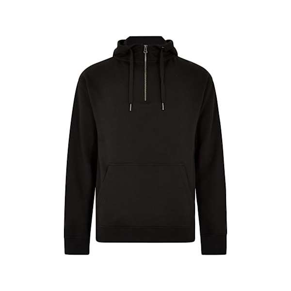 Kustom Kit Herr Quarter Zip Regular Hoodie M Svart Black M