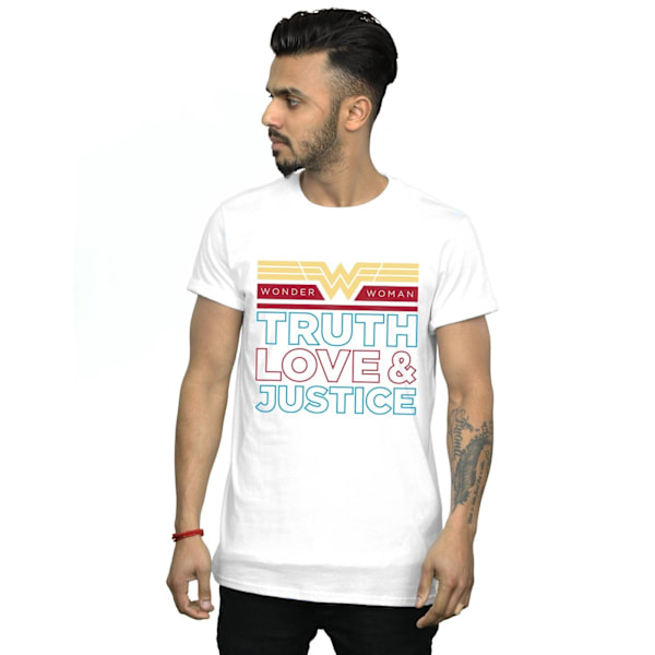 DC Comics Herr Wonder Woman 84 Truth Love And Justice T-Shirt X White XL