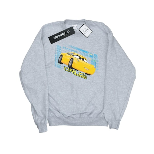 Disney Boys Cars Cruz Ramirez Sweatshirt 7-8 år Sports Grey Sports Grey 7-8 Years