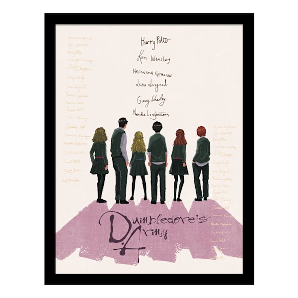 Harry Potter Looking Forward Dumbledore´s Army Inramad Poster 45 Multicoloured 45cm x 35cm