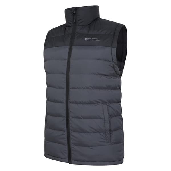 Mountain Warehouse Herr Seasons II Vadderad Gilet L Grå Grey L