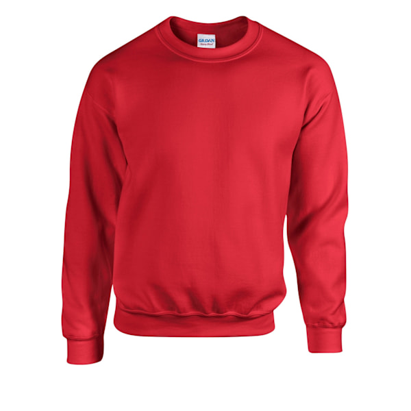 Gildan Herr Heavy Blend Sweatshirt 4XL Röd Red 4XL