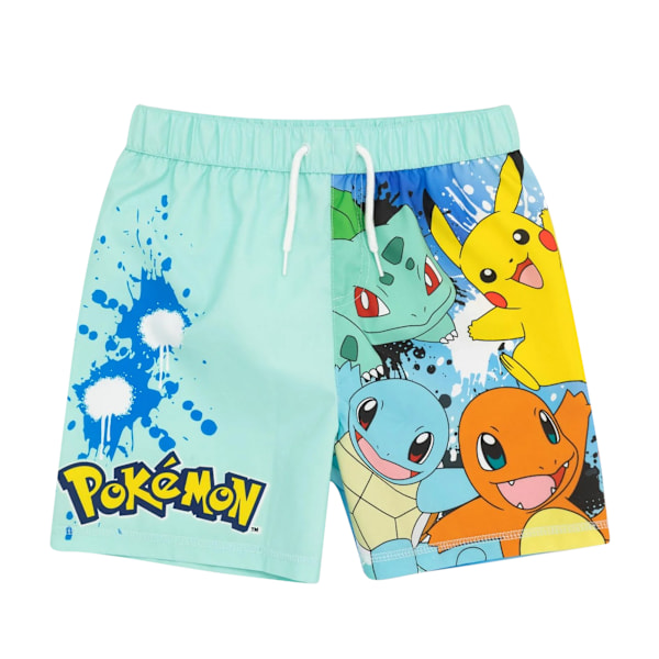 Pokemon badshorts för pojkar (2-pack) 5-6 år ljusblå/vibrerande blå Light Blue/Vibrant Blue 5-6 Years