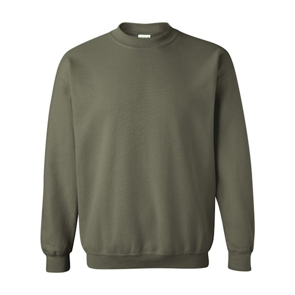 Gildan Heavy Blend Unisex Crewneck Sweatshirt S Military Military Green S