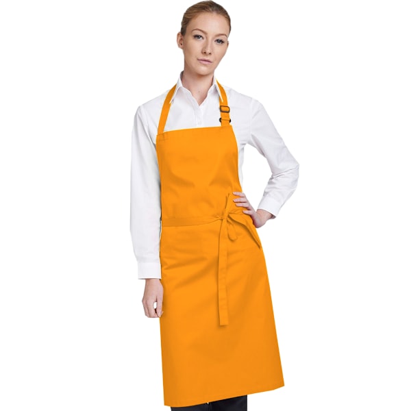 Dennys Flerfärgad Haklappsförkläde 28x36 tum En Storlek Orange Orange One Size