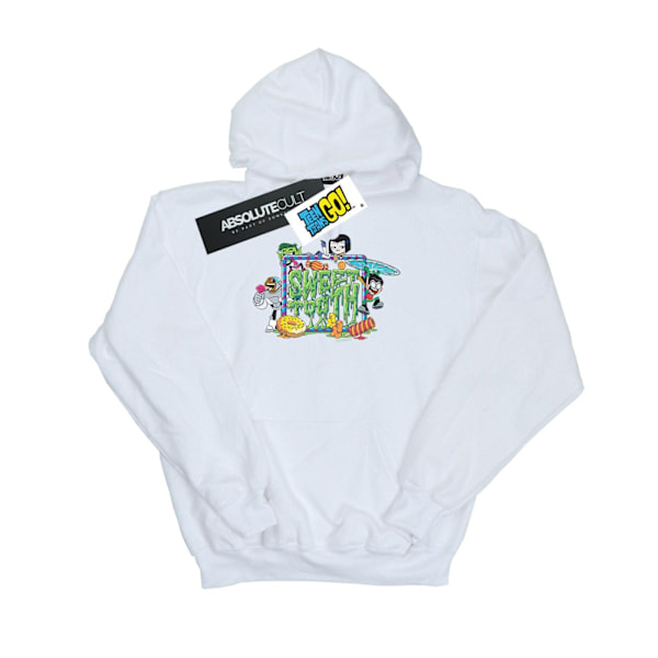 DC Comics Dam/Kvinnor Teen Titans Go Sweet Tooth Hoodie XXL W White XXL