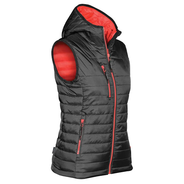 Stormtech Womens/Ladies Gravity Body Warmer XL Svart/True Red Black/True Red XL