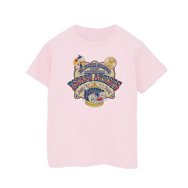 Looney Tunes Girls Escape Artists Bomull T-shirt 12-13 år Baby Rosa Baby Pink 12-13 Years