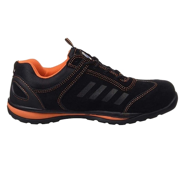 Portwest Steelite Lusum S1P HRO mockaskinn säkerhetsskor 10.5 UK Black/Orange 10.5 UK