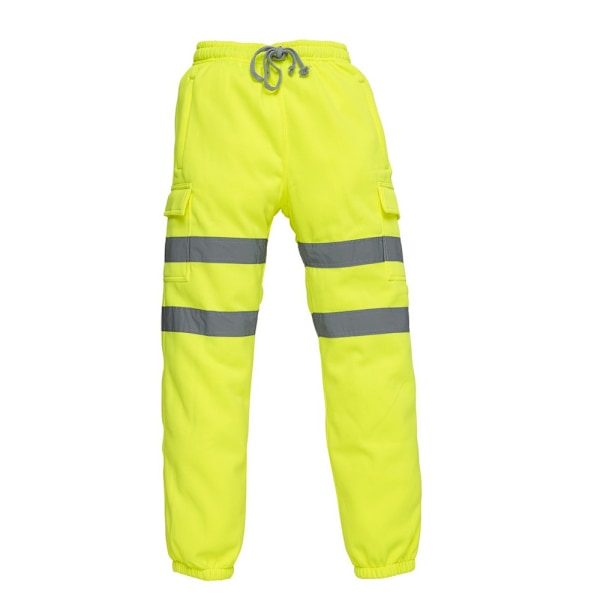 Yoko Vuxen Unisex Hi Vis Joggingbyxor 3XL Hi-Vis Gul Hi-Vis Yellow 3XL