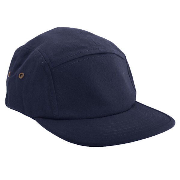 Beechfield Canvas 5 Panel Classic Baseball Cap (2-pack) One Navy One Size