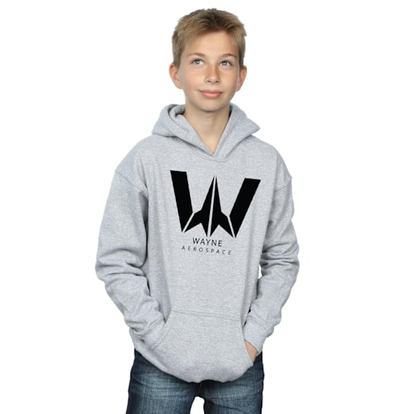 DC Comics Boys Justice League Movie Wayne Aerospace Hoodie 12-1 Sports Grey 12-13 Years