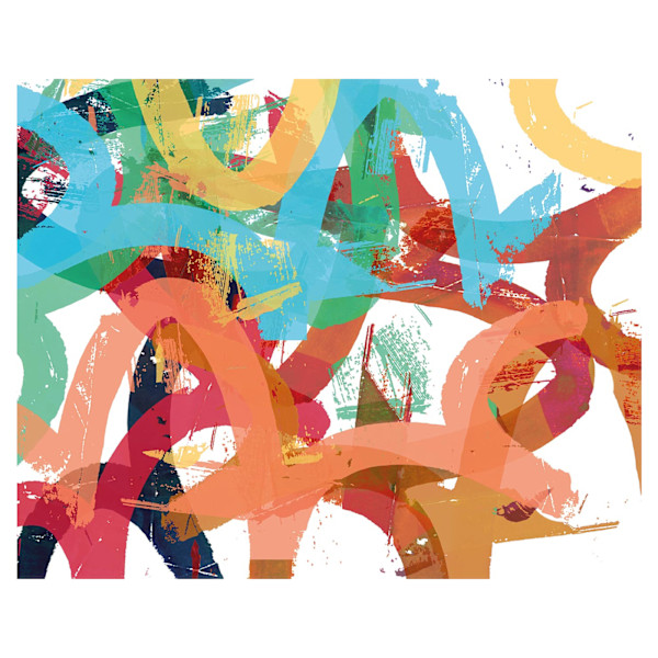 Cartissi New Shuffling II Tavla Canvas Tryck 40cm x 50cm Multi Multicoloured 40cm x 50cm