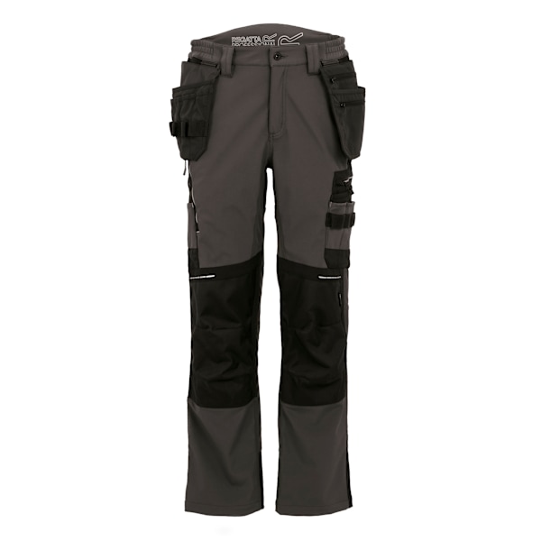 Regatta Professional Unisex Vuxen 4-vägs Stretch Arbetsbyxor 3 Slate Grey/Black 30R