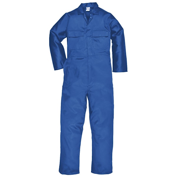 Portwest Herr Euro Work Polycotton Overall (S999) / Arbetskläder 2 Royal 2XL x Regular