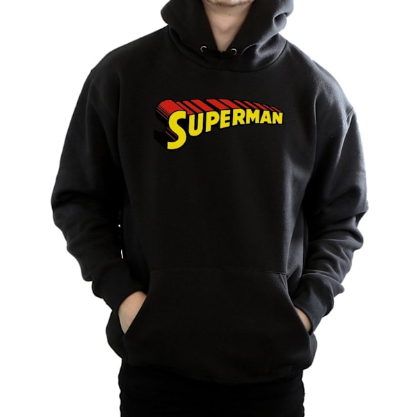 DC Comics Superman Telescopic Loco Hoodie L Svart Black L